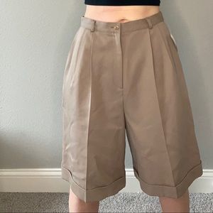 Nwt vintage wide leg pleated shorts